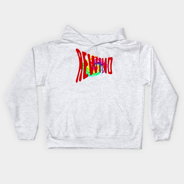 Rewind Kids Hoodie by andersonartstudio